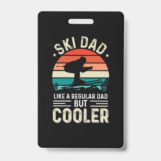 Ski Dad Badge (Voorzijde)