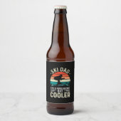 Ski Dad Bier Etiket (Voorkant)