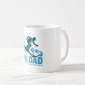 Ski Dad Cool Mountain Design Koffiemok (Voorkant rechts)