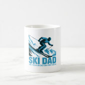 Ski Dad Cool Mountain Design Koffiemok (Center)