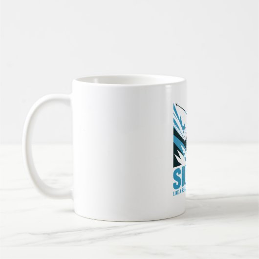 Ski Dad Cool Mountain Design Koffiemok (Links)