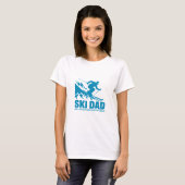 Ski Dad Cool Mountain Graphic T-shirt (Voorkant volledig)