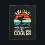 Ski Dad Fleece Deken<br><div class="desc">Ski Dad</div>