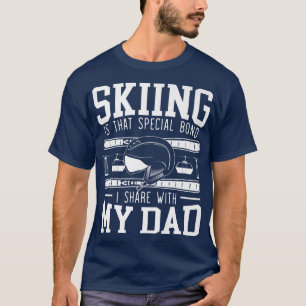 Ski Dad Helmet Snow T-shirt