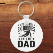 Ski Dad Humor Design Skiën Funny Skier Sleutelhanger (Voorkant)