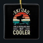 Ski Dad Keramisch Ornament<br><div class="desc">Ski Dad</div>