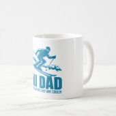 Ski Dad - Koeler dan een gewoon pap ontwerp Koffiemok (Voorkant rechts)