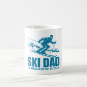 Ski Dad - Koeler dan een gewoon pap ontwerp Koffiemok (Center)