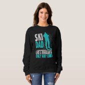 Ski Dad Like Regular Dad But Cooler Ski Cool Adven Trui (Voorkant volledig)