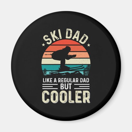 Ski Dad Magneet (Voorkant)