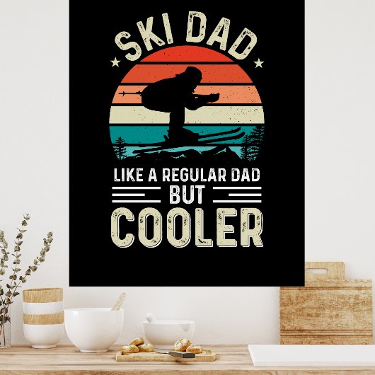 Ski Dad Poster (Keuken)