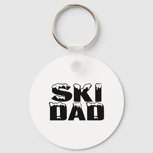 Ski Dad Sleutelhanger (Voorkant)