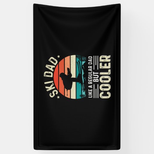 Ski Dad Spandoek (Verticaal)