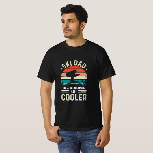Ski Dad T-shirt (Voorkant volledig)