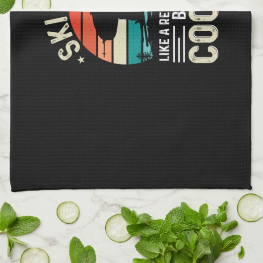 Ski Dad Theedoek (Gevouwen)