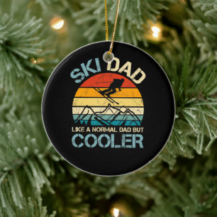 Ski Dad Vaderdag Cadeau HOBBIES Keramisch Ornament