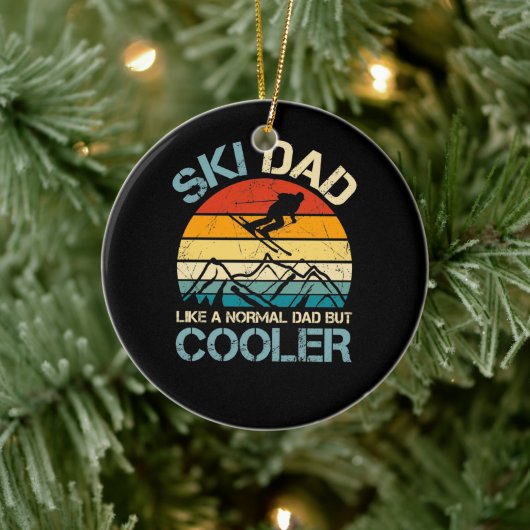 Ski Dad | Vaderdag Cadeau | HOBBIES Keramisch Ornament (Boom)