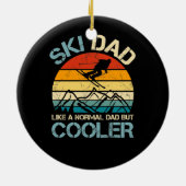 Ski Dad | Vaderdag Cadeau | HOBBIES Keramisch Ornament (Achterkant)