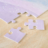 Ski-dag | Watercolor Winterberg Legpuzzel (Zijkant)