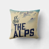 Ski De Alpen Reuzen Koffiemok Kussen (Achterkant)