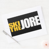 Ski de Jore Rechthoekige Sticker (Envelop)