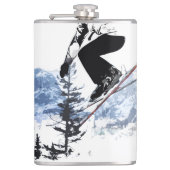 Ski de Rockies - Banff Nederland Heupfles (Voorkant)