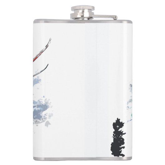 Ski de Rockies - Banff Nederland Heupfles (Achterkant)