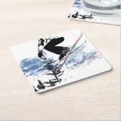 Ski de Rockies - Banff Nederland Kartonnen Onderzetters (Schuin)