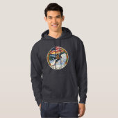 Ski Deer Valley, Utah, Man Skier Hoodie (Voorkant volledig)