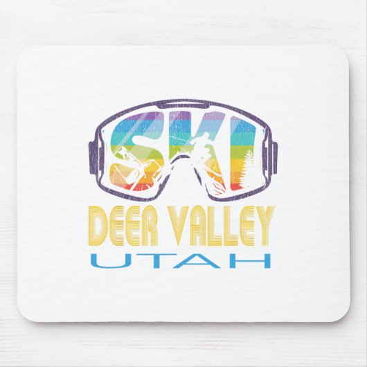 Ski Deer Valley Utah Skiing Vacation Muismat (Voorkant)