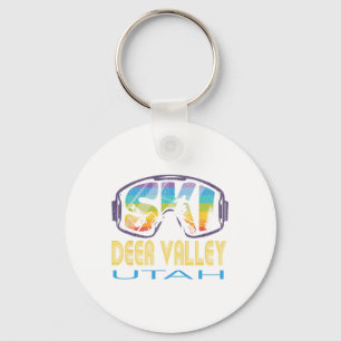 Ski Deer Valley Utah Skiing Vacation Sleutelhanger