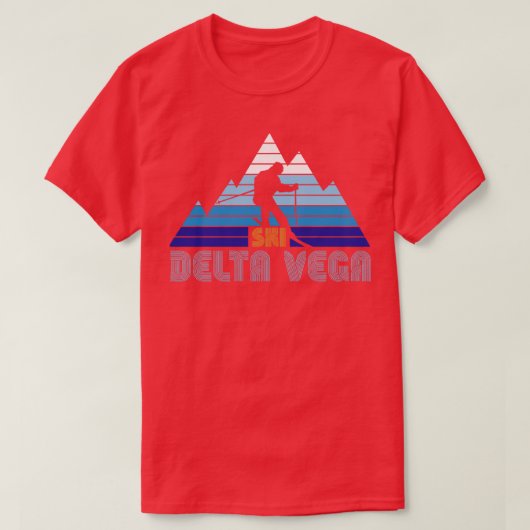 Ski Delta Vega 3 T-shirt (Design voorkant)