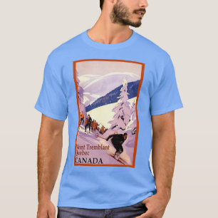  Ski Design Mont Tremblant Quebec Canada T-shirt