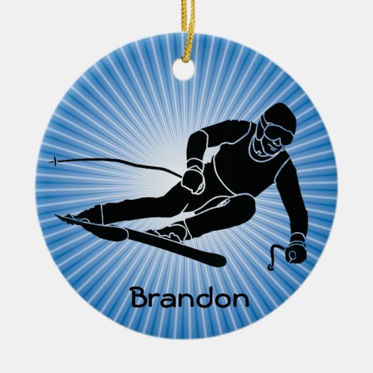 Ski Design Ornament (Voorkant)