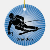 Ski Design Ornament (Achterkant)