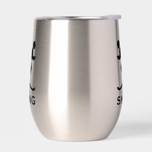 Ski Design Thermische Wijnbeker (Links)