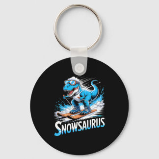 Ski Dinosaur Winter Sport Skier Dino Funny Skiing  Sleutelhanger