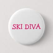 Ski Diva Ronde Button 5,7 Cm (Voorkant)