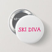 Ski Diva Ronde Button 5,7 Cm (Voorkant /achterkant)