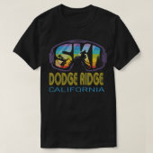 Ski Dodge Ridge California Skiing Vacation T-shirt (Design voorkant)
