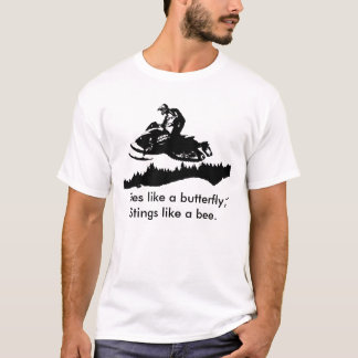 ski-doo-bkg.ai, vliegen als een vlinder, Stings .. T-shirt