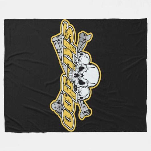 Ski-Doo-dekking Fleece Deken (Voorkant (Horizontaal))