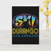 Ski Durango Colorado Ski Vakantie Kaart (Gele Bloem)