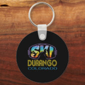 Ski Durango Colorado Ski Vakantie Sleutelhanger (Voorkant)