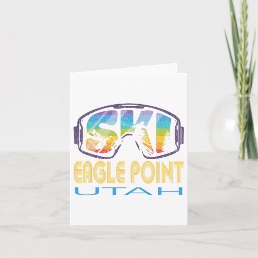 Ski Eagle Point Utah Skivakantie Kaart (Voorkant)