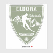 Ski Eldora Colorado Sticker (Vel)