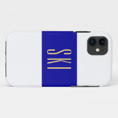 SKI Elegante Sportieve Koninklijk Blauwe Witte Mod Case-Mate iPhone Case (Achterkant (horizontaal))