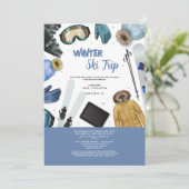 Ski-elementen Kaart (Staand voorkant)