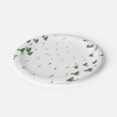 Ski en snowboard thema papier Borden Papieren Bordje (Gekanteld)