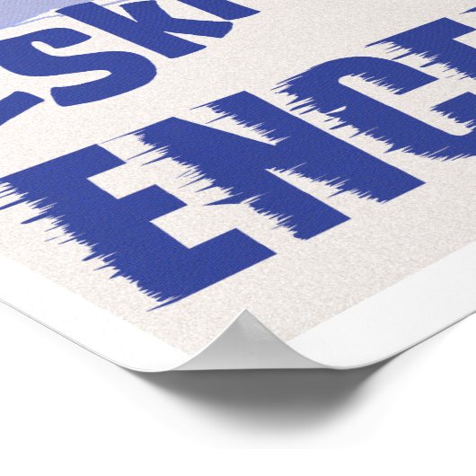 Ski Enceladus! Poster (Hoek)